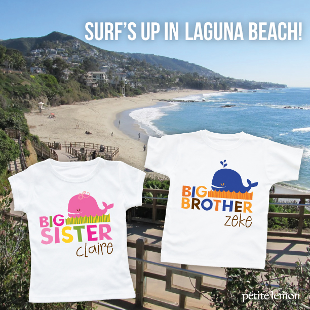 We took a fun walk down memory lane thinking about some of our favorite childhood vacation spots. We picked a few and paired them with the big brother shirts and big sister shirts we’ll dress our wee ones in when we take them back to our fave childhood summer haunts.